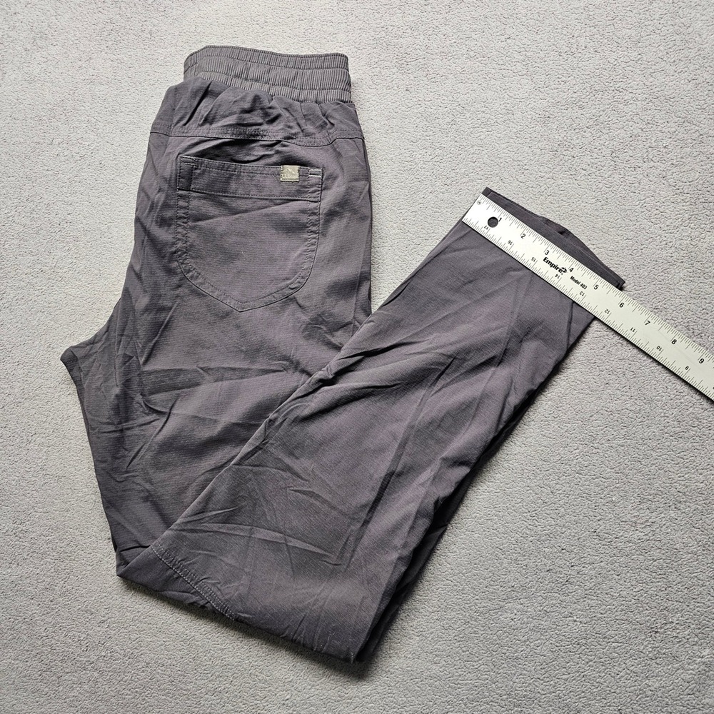 LL Bean Vista Camp Pants Womens Size S Tall Gray Stretch Outdoor TravelHiking - Picture 9 of 11
